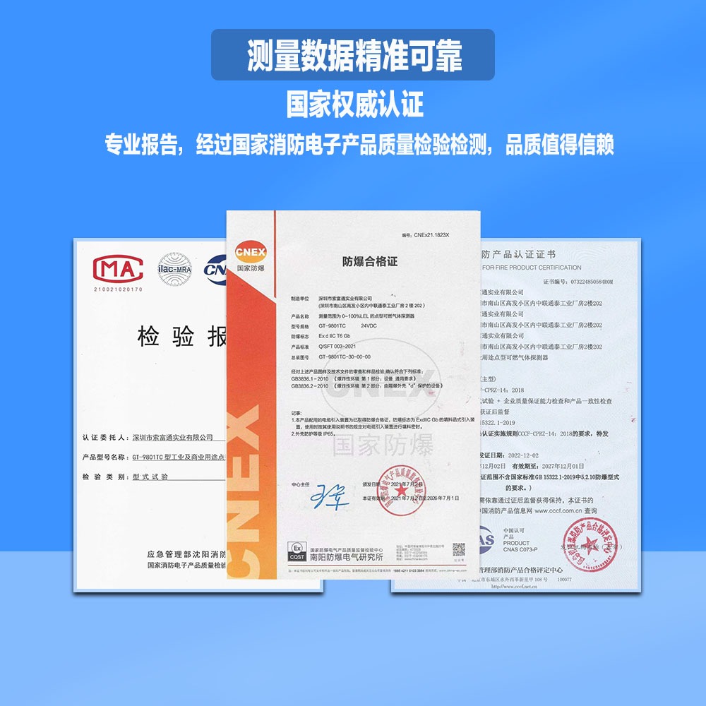 GT-9801TB/SST-9801B醋酸乙酯氣體報警器(圖3)